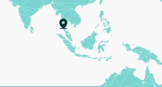 Map showing the Whizz Systems Malaysia office location