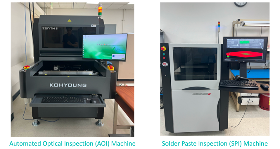 Automated Optical Inspection machine and Solder Paste Inspection machine