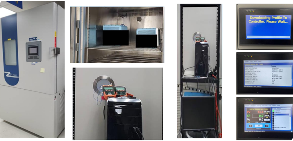 Environmental Chamber Tests at Whizz Systems Facility